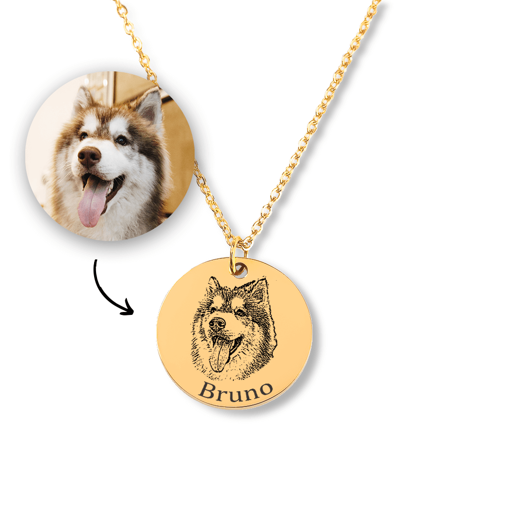 Custom Titanium Dog Tag Necklace - Titanium Jewelry - Maven Metals