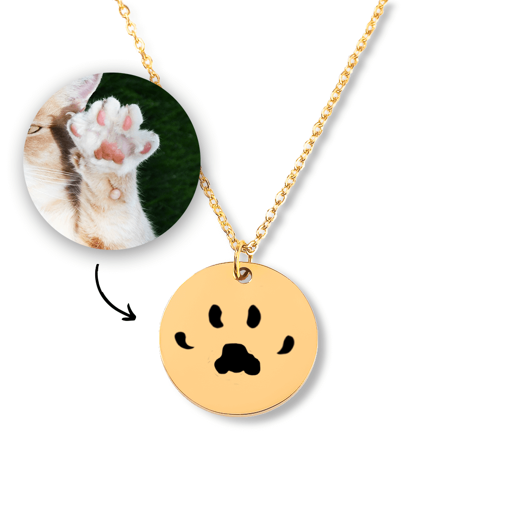 Buy Dog Necklace Personalized, Custom Dog Paw Print Necklace, Pet Necklace,  in Memory of Pet, Pet Memorial Jewelry Lost Pet Gift, Pet Loss Gifts Online  in India - Etsy