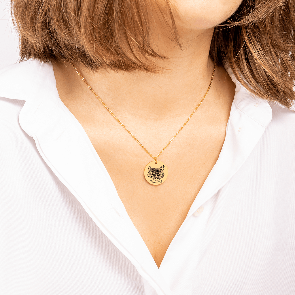 Custom pet necklace deals